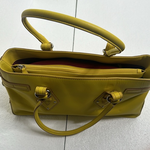 Cole haan mustered yellow shoulder bag - Picture 11 of 16